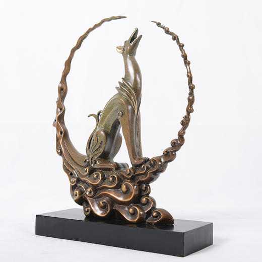 宇达青铜全铜狗摆件 创意 十二生肖 工艺品 创意装饰 家居 摆件 商品图3