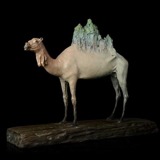 宇达青铜全铜摆件  马明阳作品《韧》限量8版  家居装饰摆件  高50cm 商品图2