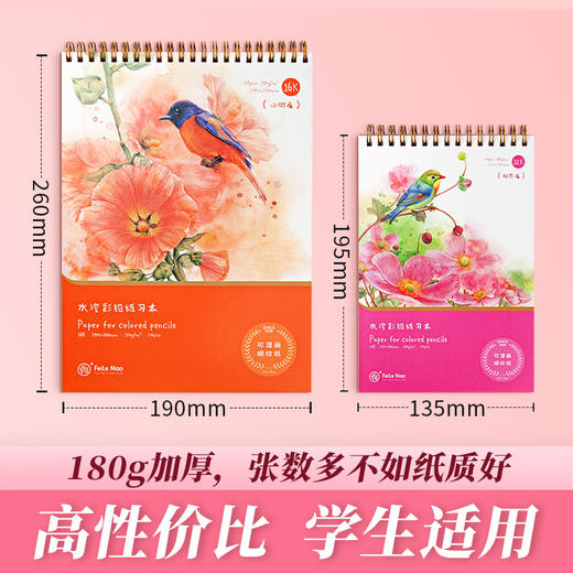 飞乐鸟彩铅绘画练习本文具画画美术工具 商品图4