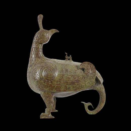 宇达青铜全铜摆件《鸟尊》根据山西博物馆镇馆之宝仿制 家居摆件 商品图0