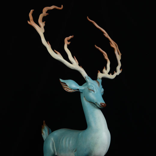 宇达青铜摆件 张有志作品《清者2》限量8版  艺术摆件  高95.8cm 商品图4