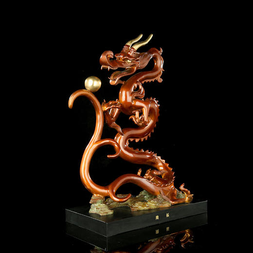 宇达青铜摆件 十二生肖龙《隆福1#》家居 手工艺品 装饰摆件  高48.2cm 商品图3