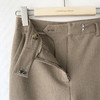 “新晋神裤” 卡其色高腰休闲直筒九分西裤 商品缩略图9
