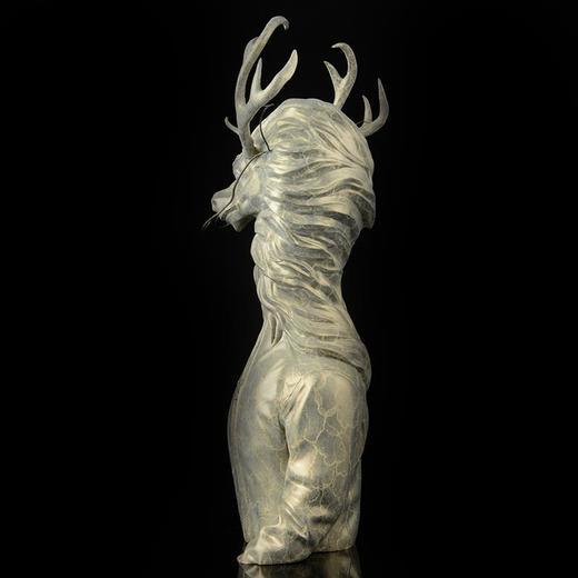 宇达青铜文化 限量12版  名家艺术品 《高等动物之龙头大哥》 作者：毛锎  高49.5cm 商品图2