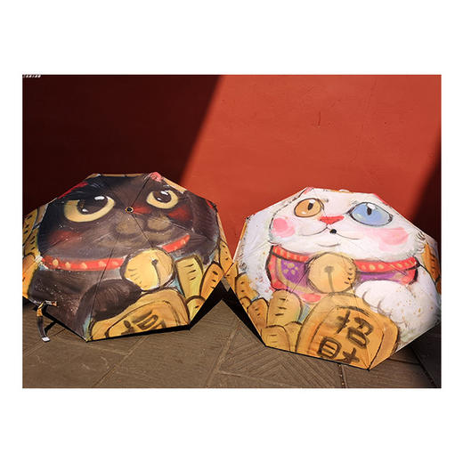 泡面猫丨手动伞 商品图0