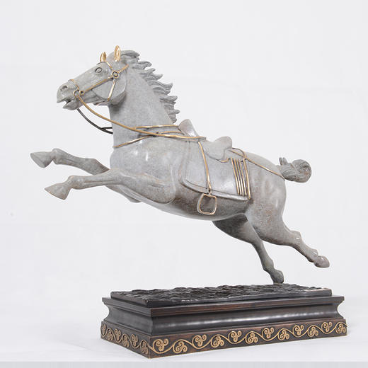 宇达创意艺术品十二生肖吉祥开业礼品昭陵六骏马铜像摆件 35cm 商品图2