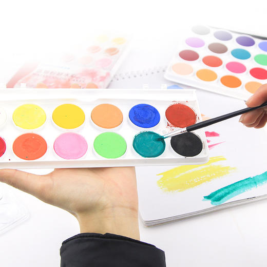 雄狮粉饼水彩文具绘画美术工具 商品图1