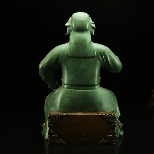 宇达青铜全铜摆件《威灵震叠》铜工艺品 关公礼品 家居装饰摆件 商品图3