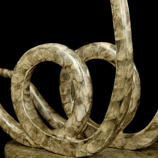 宇达青铜全铜蛇摆件《团团圆圆》十二生肖 创意装饰 家居工艺摆件  高30.8cm 商品图3