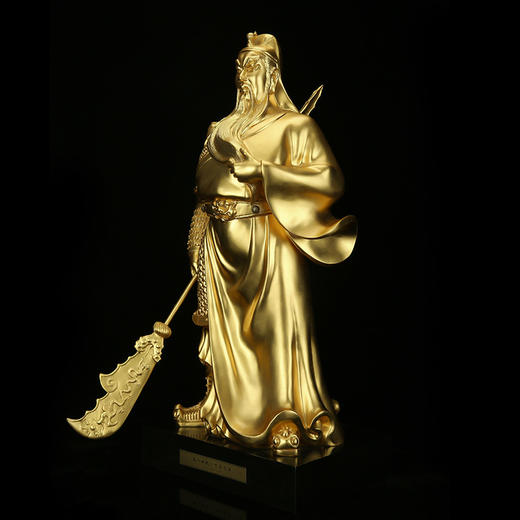 宇达创意青铜贴金艺术礼品 《万人无敌·千古之英》关公铜像 商品图2