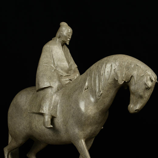 宇达青铜摆件 万勇作品《 醺N0.1 》限量50件 艺术摆件  长49.5cm 商品图4