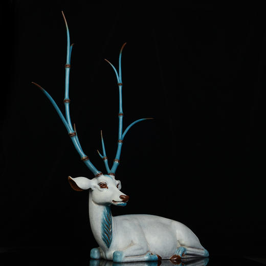 宇达青铜摆件 张有志作品《清者1》限量8版 艺术摆件  高87.2cm 商品图0