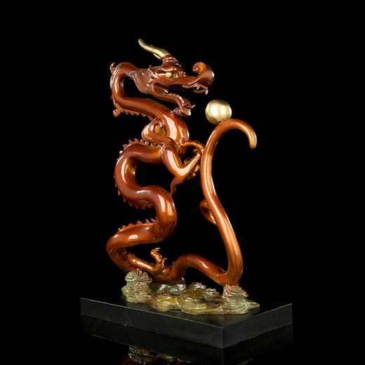 宇达青铜摆件 十二生肖龙《隆福1#》家居 手工艺品 装饰摆件  高48.2cm 商品图4