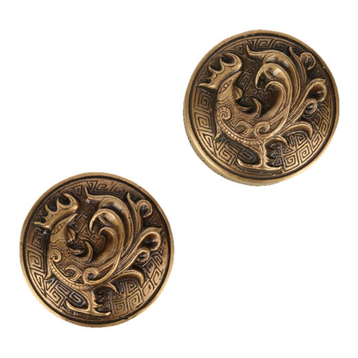 宇达青铜全铜摆件 文房四宝  《吉祥镇纸》一对 书房工艺品摆件 商品图1