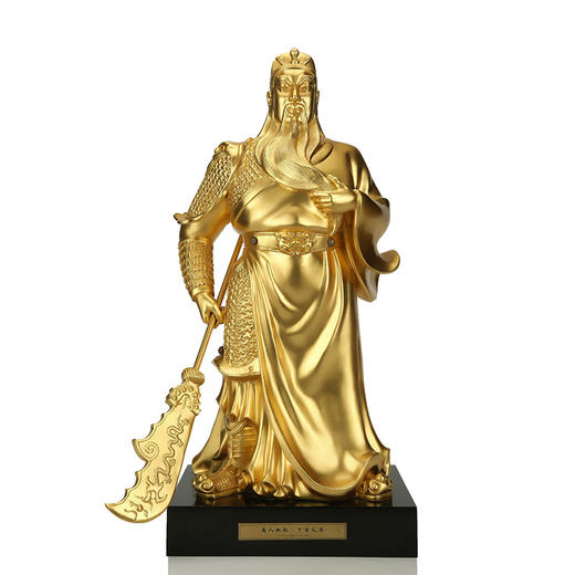 宇达创意青铜贴金艺术礼品 《万人无敌·千古之英》关公铜像 商品图1