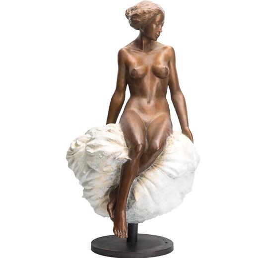 宇达青铜全铜摆件 何锦华作品《如云》限量99件 家居艺术装饰摆件  高57cm 商品图0