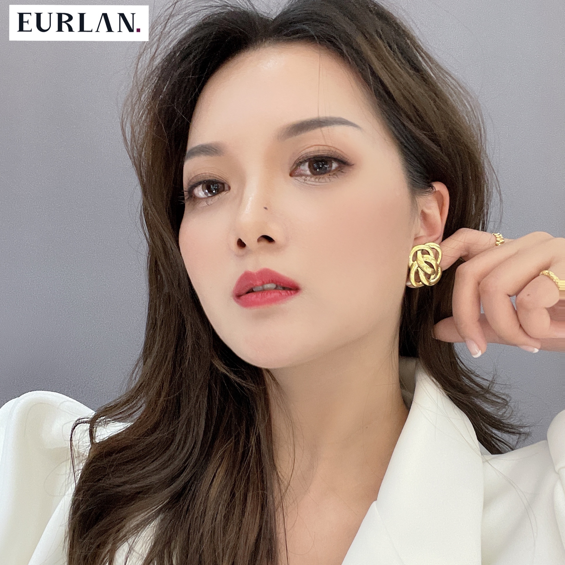 EURLAN.复古名媛风耳环系列