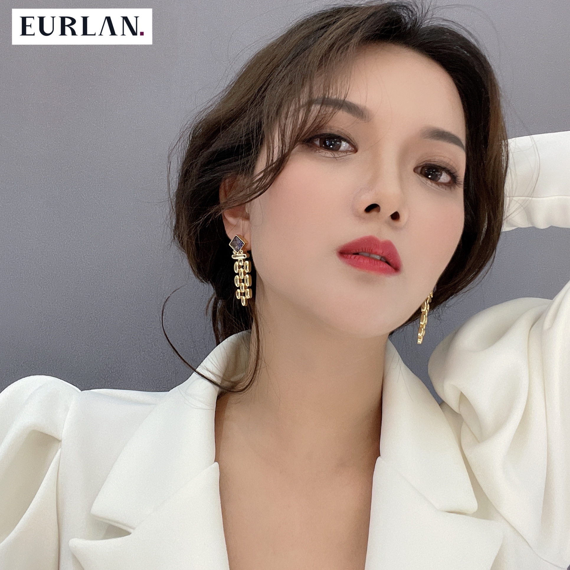 EURLAN.2021复古名媛风耳环系列