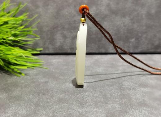 【御珠宫坊】羊脂白玉子料凤挂件 商品图3