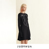 JUDYHUA 艺术感线条设计针织连衣裙 商品缩略图2