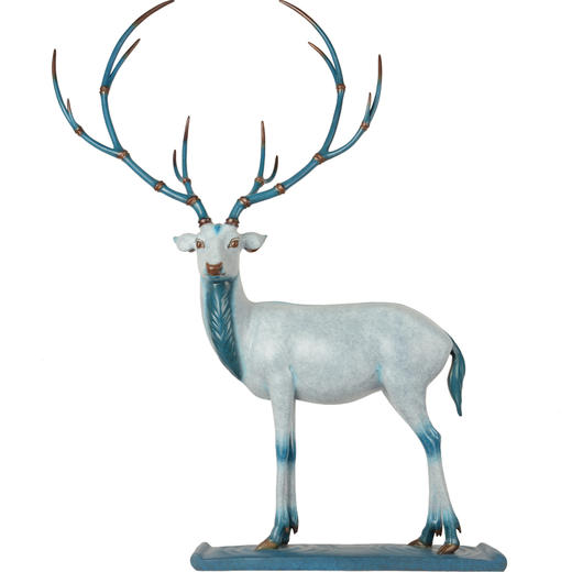 宇达青铜摆件 张有志作品《清者·若水》限量8件 艺术摆件   高113cm 商品图1