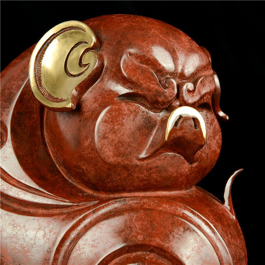宇达青铜摆件 十二生肖猪《大富大贵》工艺品 装饰 家居摆件  高25.5cm 商品图3