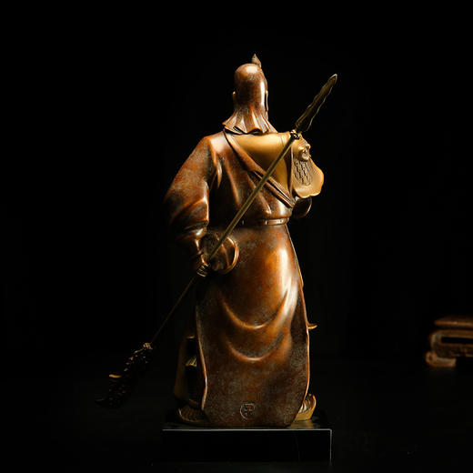 宇达青铜全铜摆件《乾坤正气》铜工艺品 关公礼品  客厅装饰摆件 商品图3