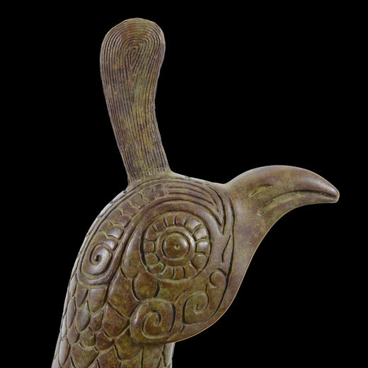 宇达青铜全铜摆件《鸟尊》根据山西博物馆镇馆之宝仿制 家居摆件 商品图2