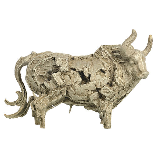 宇达青铜摆件 韩美林作品《四季牛》限量99件 艺术摆件  长37cm-48.5cm 商品图3