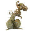 宇达青铜全铜鼠摆件《鼠咬天开》鼠年 家居 艺术装饰摆件  高26cm 商品缩略图1