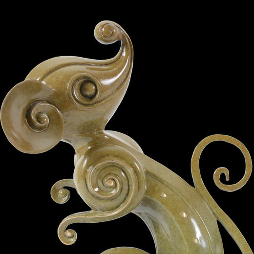 宇达青铜全铜鼠摆件《鼠咬天开》鼠年 家居 艺术装饰摆件  高26cm 商品图4