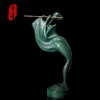 宇达青铜摆件 杨学军作品《空中飘散的笛音》限量99版 艺术摆件  高52cm 商品缩略图0