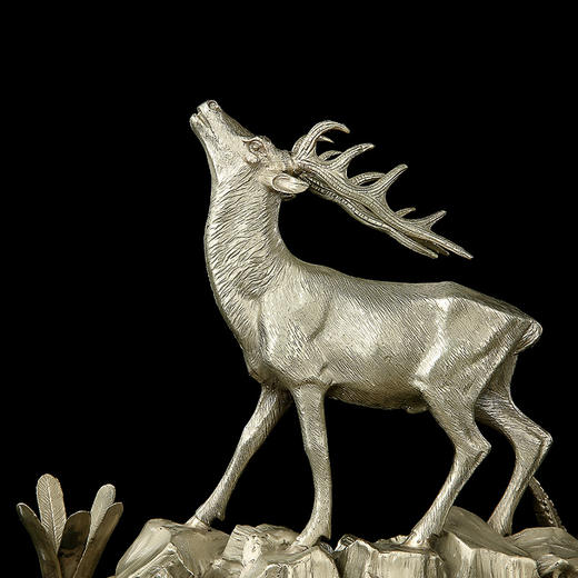 宇达青铜全铜摆件《好运鹿》仿复制国礼 家居 装饰 工艺礼品 摆件 商品图4