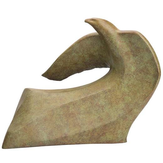 宇达青铜全铜摆件 司徒杰作品《鹰》限量99件 家居装饰艺术品摆件  高36cm 商品图1