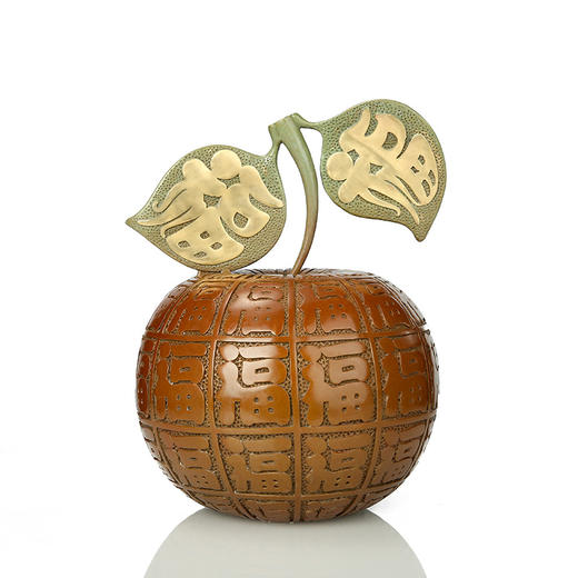 宇达青铜全铜摆件《平安福到》创意礼品 工艺品 家居摆件  高33.2cm 商品图1