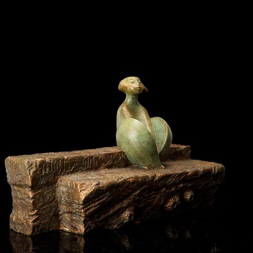 宇达青铜文化 限量99版  艺术品 《海上升明月》 作者：吴雅琳  长40cm 商品图2