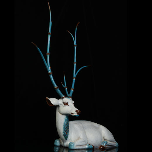 宇达青铜摆件 张有志作品《清者1》限量8版 艺术摆件  高87.2cm 商品图4