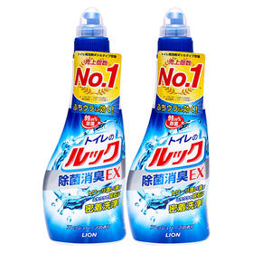LION狮王 洁厕灵洁厕剂 450ml*2瓶 厕所马桶消臭 日本