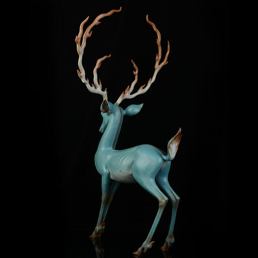 宇达青铜摆件 张有志作品《清者2》限量8版  艺术摆件  高95.8cm 商品图3