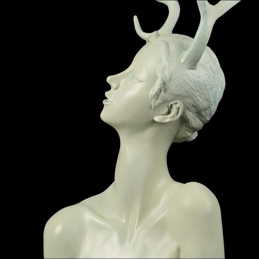 宇达青铜文化 司维作品《温柔的倔强》限量8版 家居艺术摆件  高112cm 商品图4