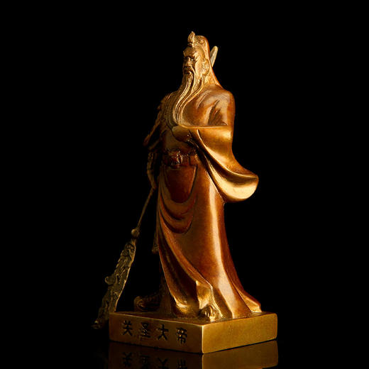 宇达青铜创意礼品车载关公铜像《护车神》装饰品汽车摆件 商品图4