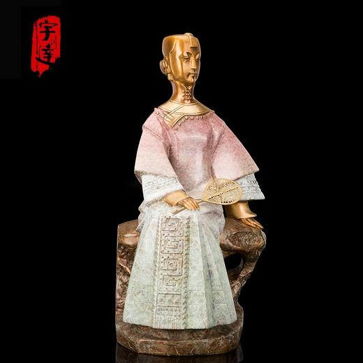 宇达青铜文化 限量99版 青铜雕塑艺术品 《清心》 作者：简锡昭  高40cm 商品图0