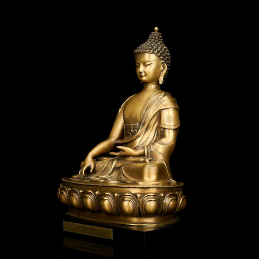 宇达青铜全铜摆件《佛祖释迦牟尼铜像》仿复制国礼 家居 装饰礼品 商品图3
