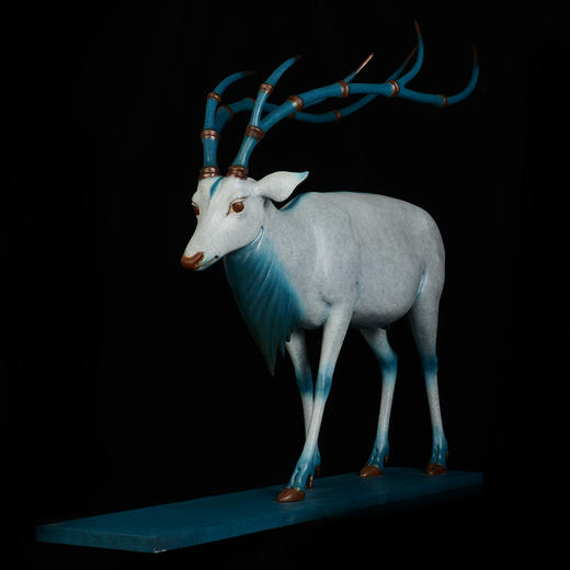 宇达青铜摆件 张有志作品《清者·谦行》限量8版 艺术摆件  长104cm 商品图0