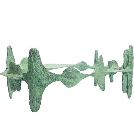 宇达青铜摆件  张伟作品《湖》限量99件 艺术摆件   长41.5cm 商品图4