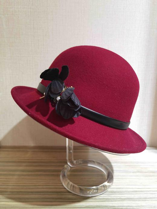 2楼紫兰—伊点羊毛帽子 商品图0