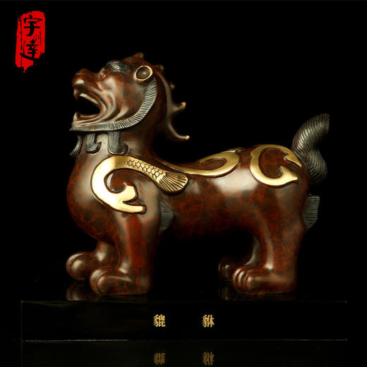 宇达青铜全铜摆件《貔貅》创意礼品 工艺品 家居饰品摆件 商品图0
