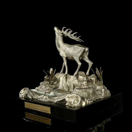 宇达青铜全铜摆件《好运鹿》仿复制国礼 家居 装饰 工艺礼品 摆件 商品图3