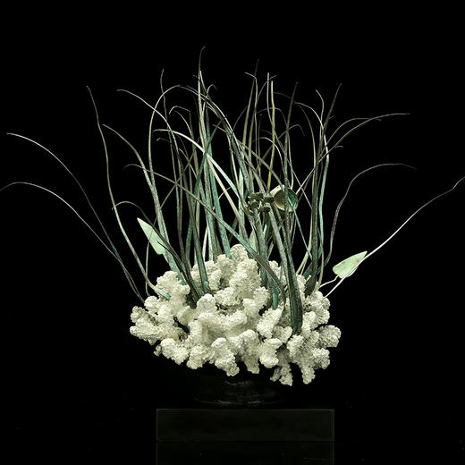 宇达青铜全铜摆件《珊瑚盆景》仿复制国礼 家居 装饰 工艺品摆件 商品图2