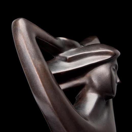 宇达青铜全铜摆件 段一鸣作品《溪》限量99件 家居 艺术装饰摆件  高43.5cm 商品图4